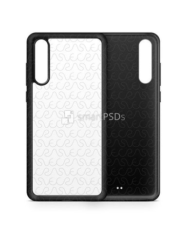 Huawei P20 Pro 2d RubberFlex Case Design Mockup 2018