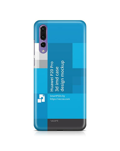 Huawei P20 Pro 3d IMD Case Design Mockup Back 2018