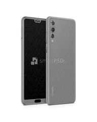 Huawei P20 Pro Vinyl Skin Design Mockup 2018 (Front-Back Angled)