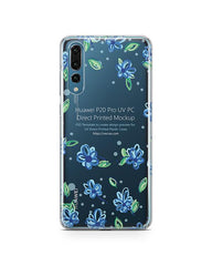 Huawei P20 Pro UV PC Clear Case Mockup 2018