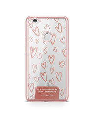 Huawei P8 Lite 2017 TPU Electroplated Case Design Mock-up 