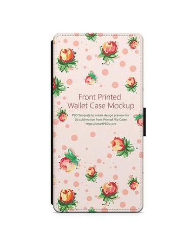 Huawei P8 Lite 2d Wallet Mobile Case Design Mockup 2015