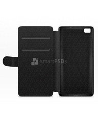 Huawei P8 Lite 2d Wallet Mobile Case Design Mockup 2015