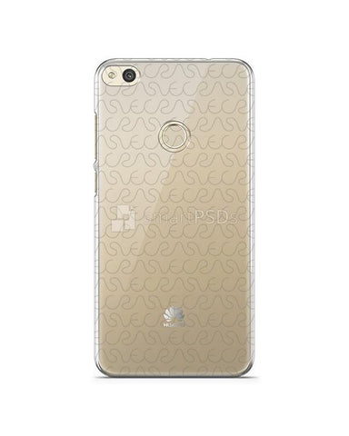 Huawei P8 Lite 2017- UV PC Clear Mobile Case Design Mockup 2017