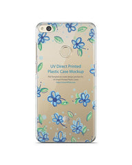 Huawei P8 Lite 2017- UV PC Clear Mobile Case Design Mockup 2017
