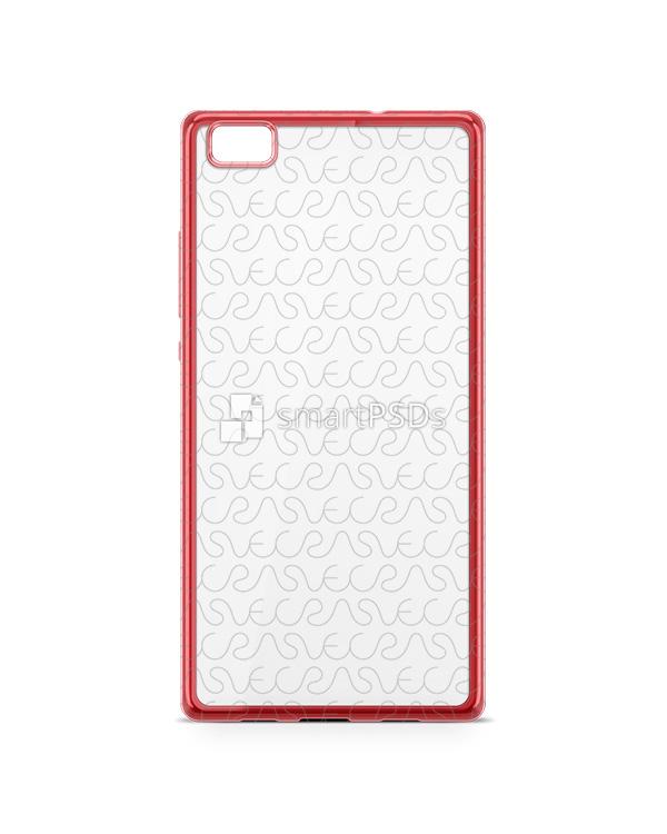 Huawei P8 Lite (2015) TPU Electroplated Case Design Mock-up 
