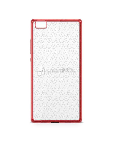 Huawei P8 Lite (2015) TPU Electroplated Case Design Mock-up