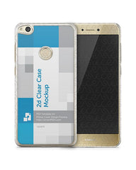 Huawei P8 Lite (2017) 2d Clear Mobile Case Design Mockup 2017