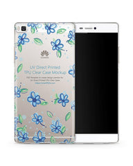 Huawei P8 UV TPU Clear Mobile Case Design Mockup 2015