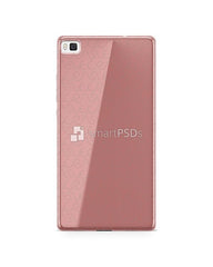 Huawei P8 TPU Electroplated Case Design Mock-up 