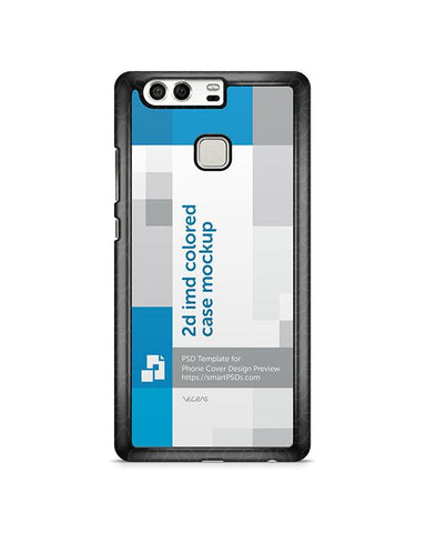 Huawei P9 2d IMD Colored Mobile Case Design Mockup 2016