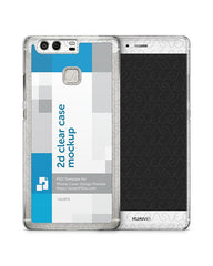 Huawei P9 2d Clear Mobile Case Design Mockup 2016