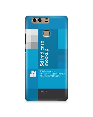 Huawei P9 3d IMD Mobile Case Design Mockup 2016
