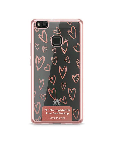 Huawei P9 Lite 2017 TPU Electroplated Case Design Mock-up