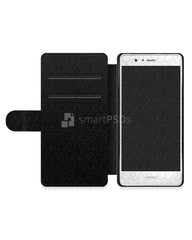Huawei P9 Lite 2d Wallet Mobile Case Design Mockup 2016