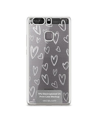Huawei P9 Plus TPU Electroplated Case Design Mock-up