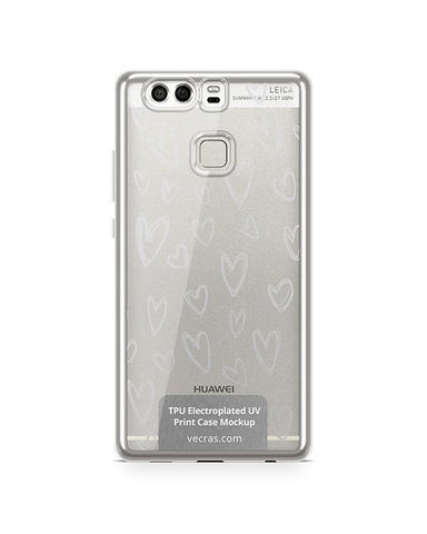 Huawei P9 TPU Electroplated Case Design Mock-up