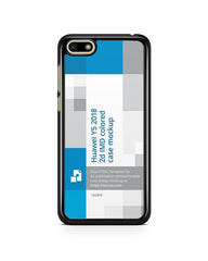 Huawei Y5 2018 2d PC Colored Case Design Mockup