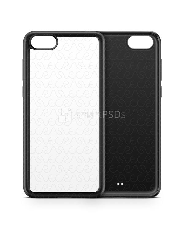 Huawei Y5 2018 2d RubberFlex Mobile Case Design Mockup