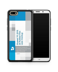 Huawei Y5 2018 2d RubberFlex Mobile Case Design Mockup