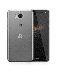 Huawei Y6 2017 UV TPU Clear Case Design Mockup