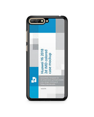 Huawei Y6 2d PC Colored Case Design Mockup 2018