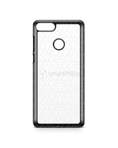 Huawei Y9 2d PC Colored Case Design Mockup 2018