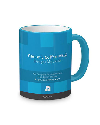 Jumbo Mug Mockup for Sublimation Preview Design