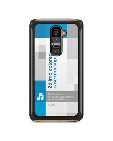 LG G2 2d IMD Colored Mobile Case Design Mockup 2013