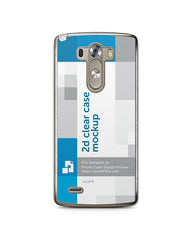 LG G3 2d Clear Mobile Case Design Mockup 2014