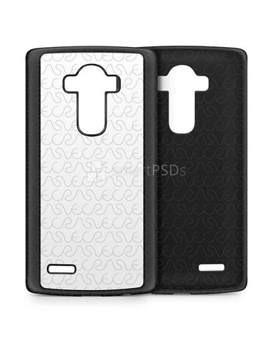 LG G4 2d Rubber Flex Mobile Case Design Mockup 2015