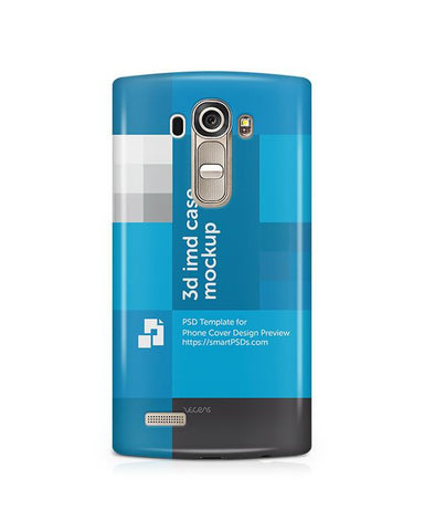 LG G4 3d IMD Mobile Case Design Mockup 2015