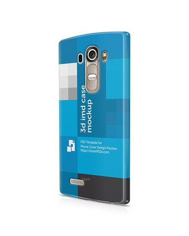 LG G4 3d IMD Mobile Case Design Mockup 2015