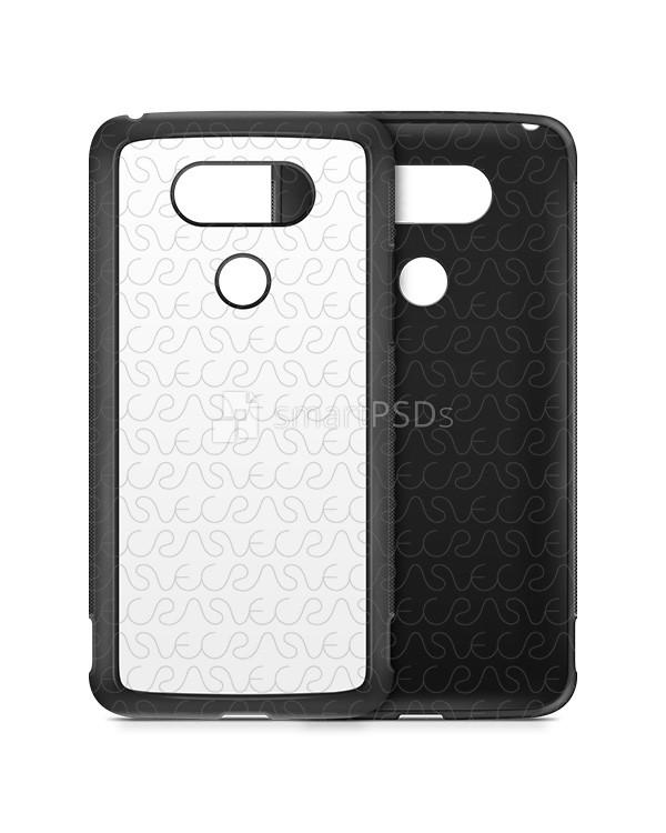 LG G5 2d Rubber Flex Mobile Case Design Mockup 2016