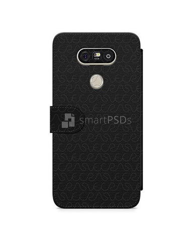 LG G5 2d Wallet Mobile Case Design Mockup 2016