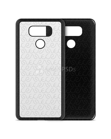 LG G6 2d Rubber Flex Phone Cover Design Template
