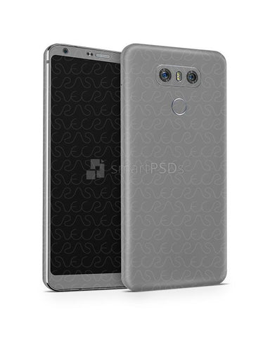 LG G6 Vinyl Skin Design Mockup 2017 (Front-Back Angled)