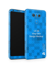 LG G6 Vinyl Skin Design Mockup 2017 (Front-Back Angled)