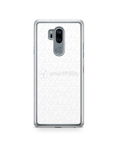 LG G7 ThinQ 2d PC Clear Case Design Mockup 2018