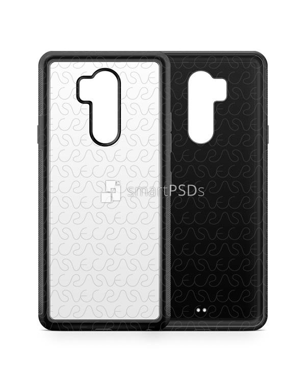 LG G7 ThinQ 2d RubberFlex Case Design Mockup 2018