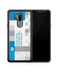LG G7 ThinQ 2d RubberFlex Case Design Mockup 2018