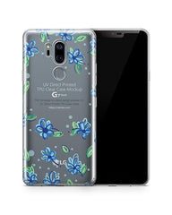 LG G7 ThinQ UV TPU Clear Case Design Mockup 2018