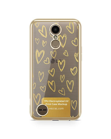 LG K10 2017 TPU Electroplated Case Design Mock-up