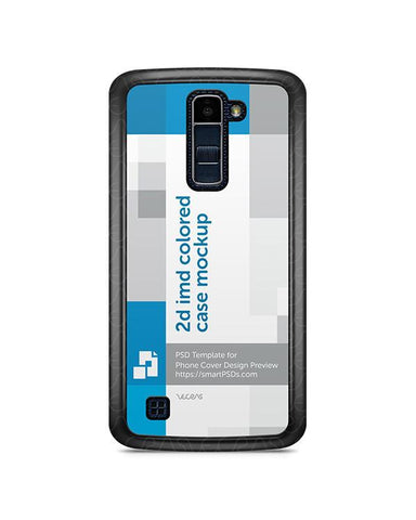 LG K10 2d IMD Colored Mobile Case Design Mockup 2016