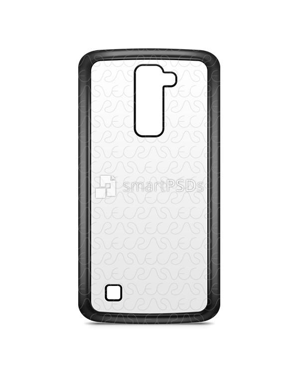 LG K10 2d IMD Colored Mobile Case Design Mockup 2016
