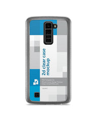 LG K10 2d Clear Mobile Case Design Mockup 2016