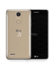 LG K8 2017 UV TPU Clear Case Design Mockup 2017