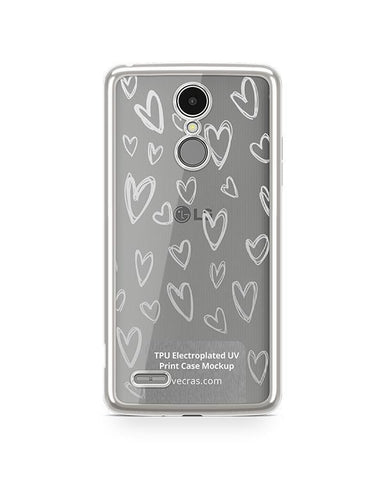 LG K8 2017 TPU Electroplated Case Design Mock-up