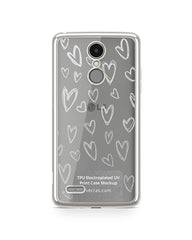 LG K8 2017 TPU Electroplated Case Design Mock-up 
