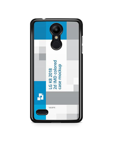 LG K8 2018 2d PC Colored Case Design Mockup